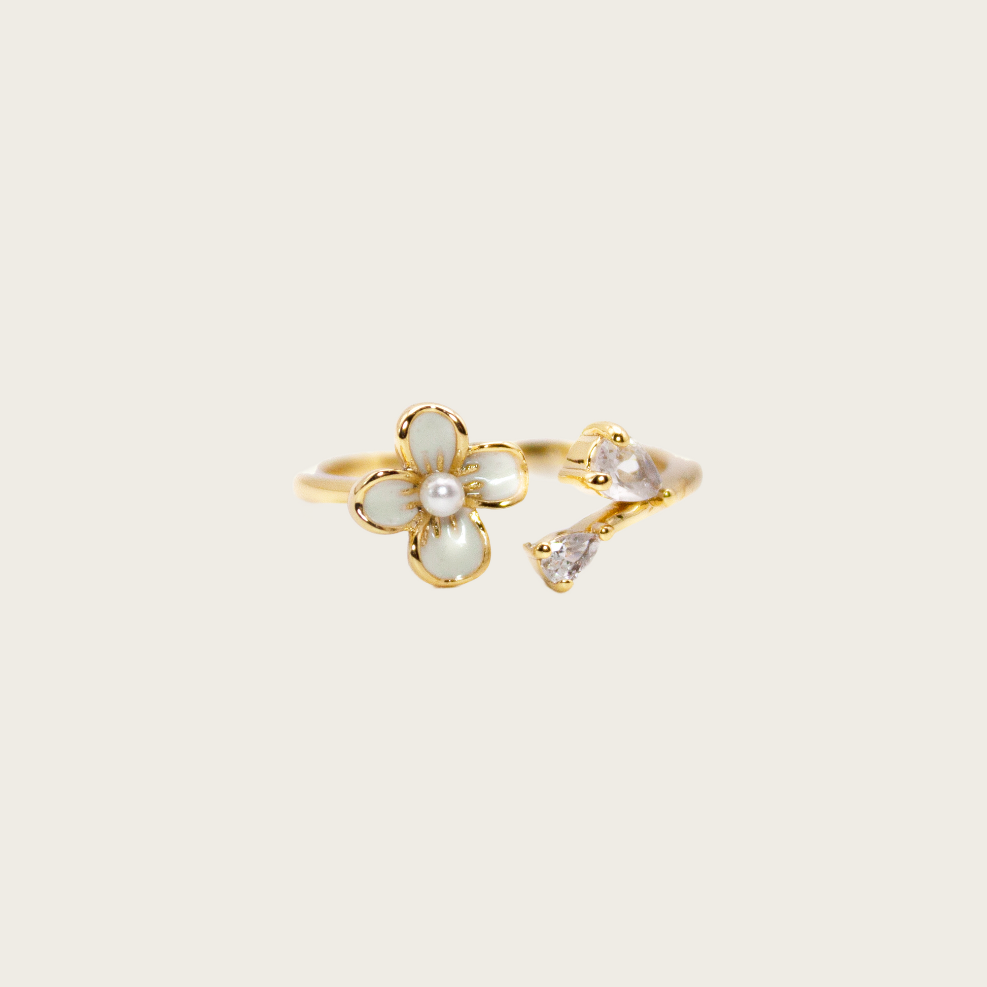 Delicate zirconia ring