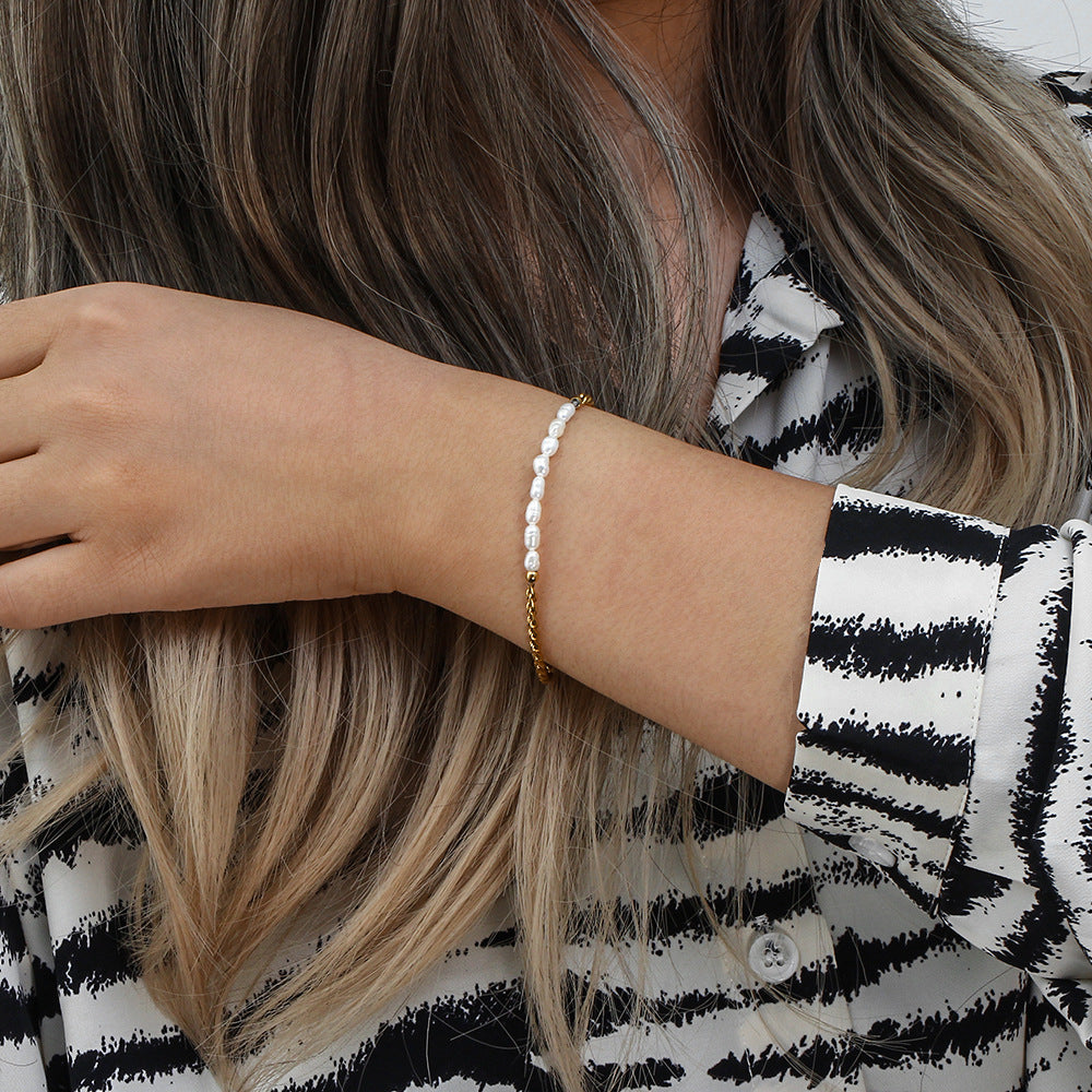 Handcrafted bracelet braided design