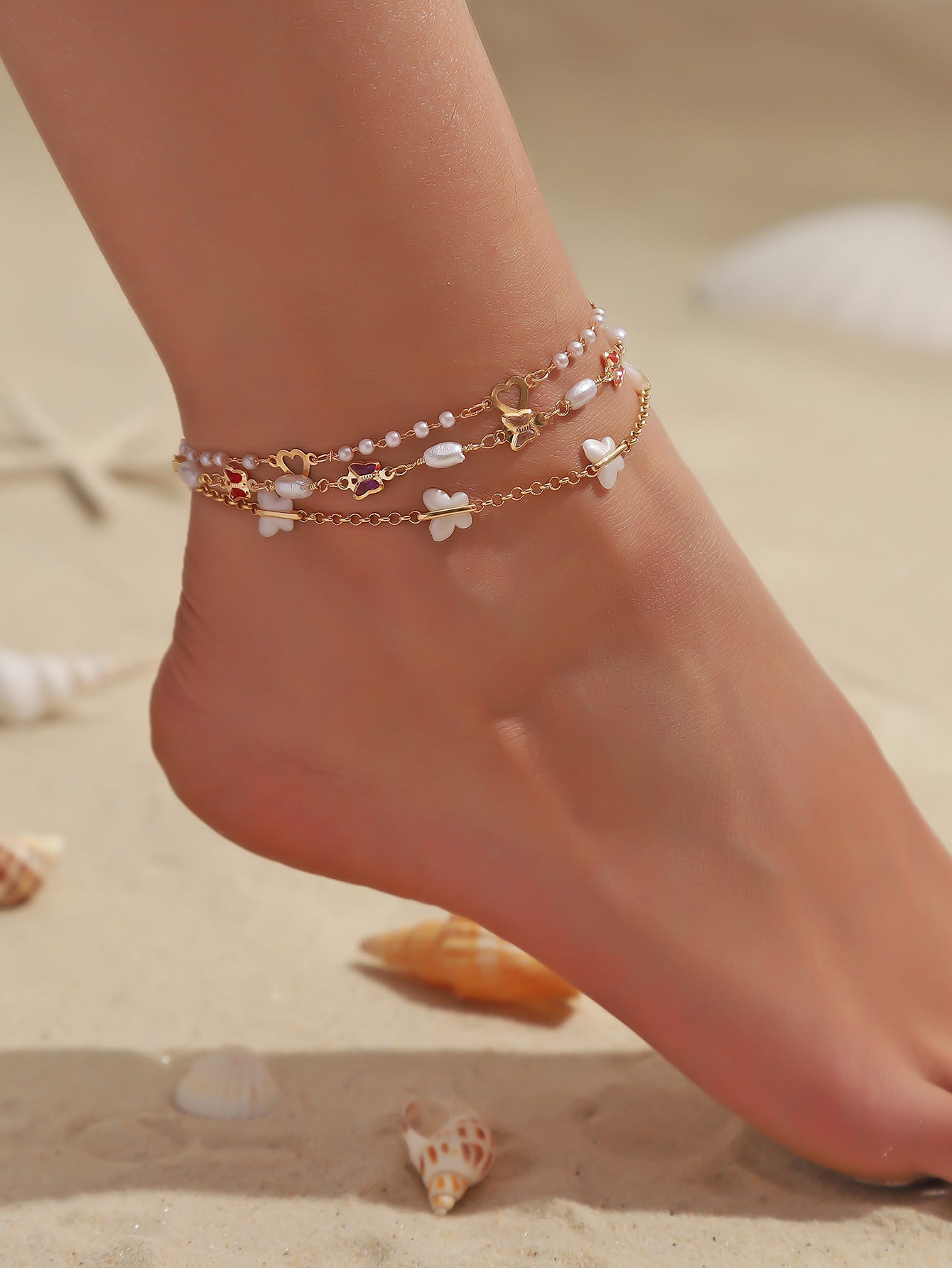 playful anklet layer