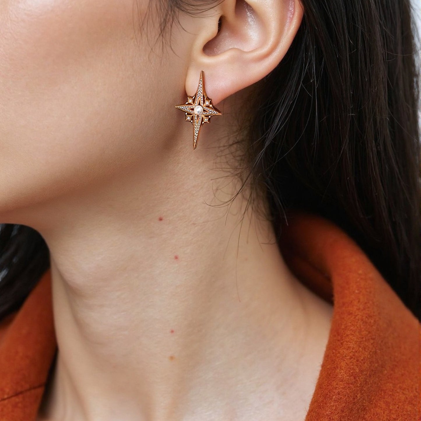 Elegant celestial earrings