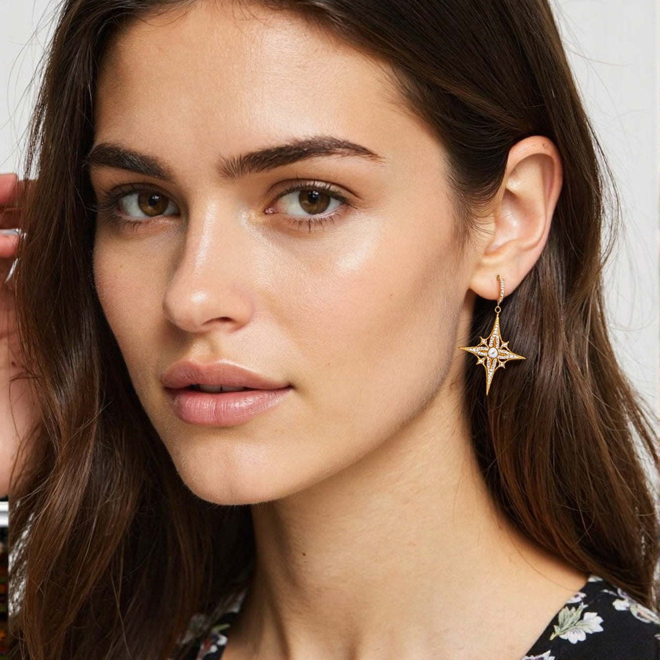 Elegant celestial earrings