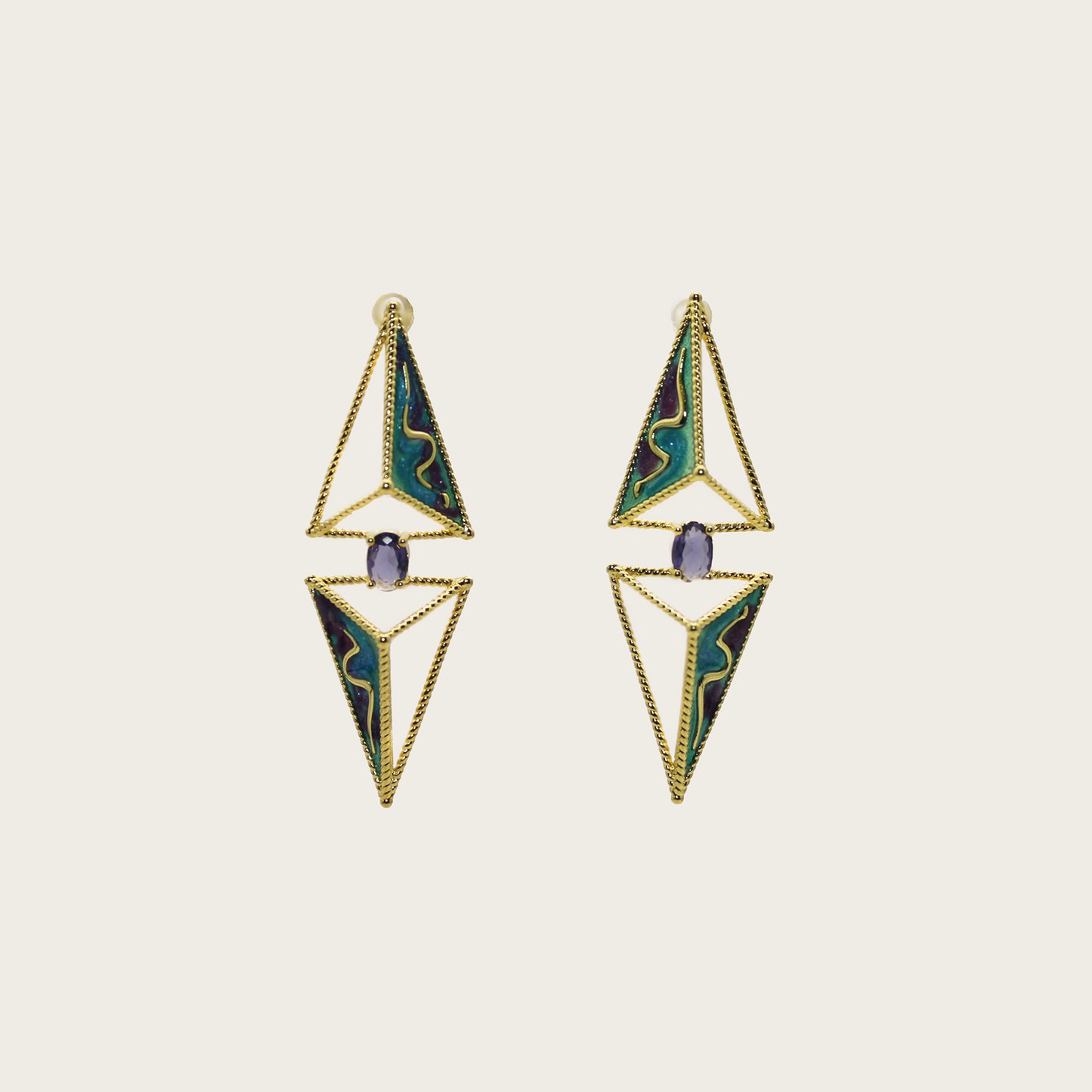 Unique desert-themed earrings