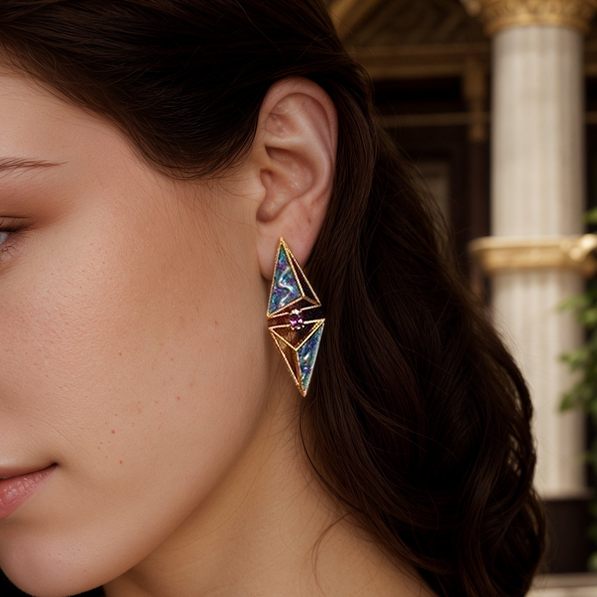 Eye-catching earrings