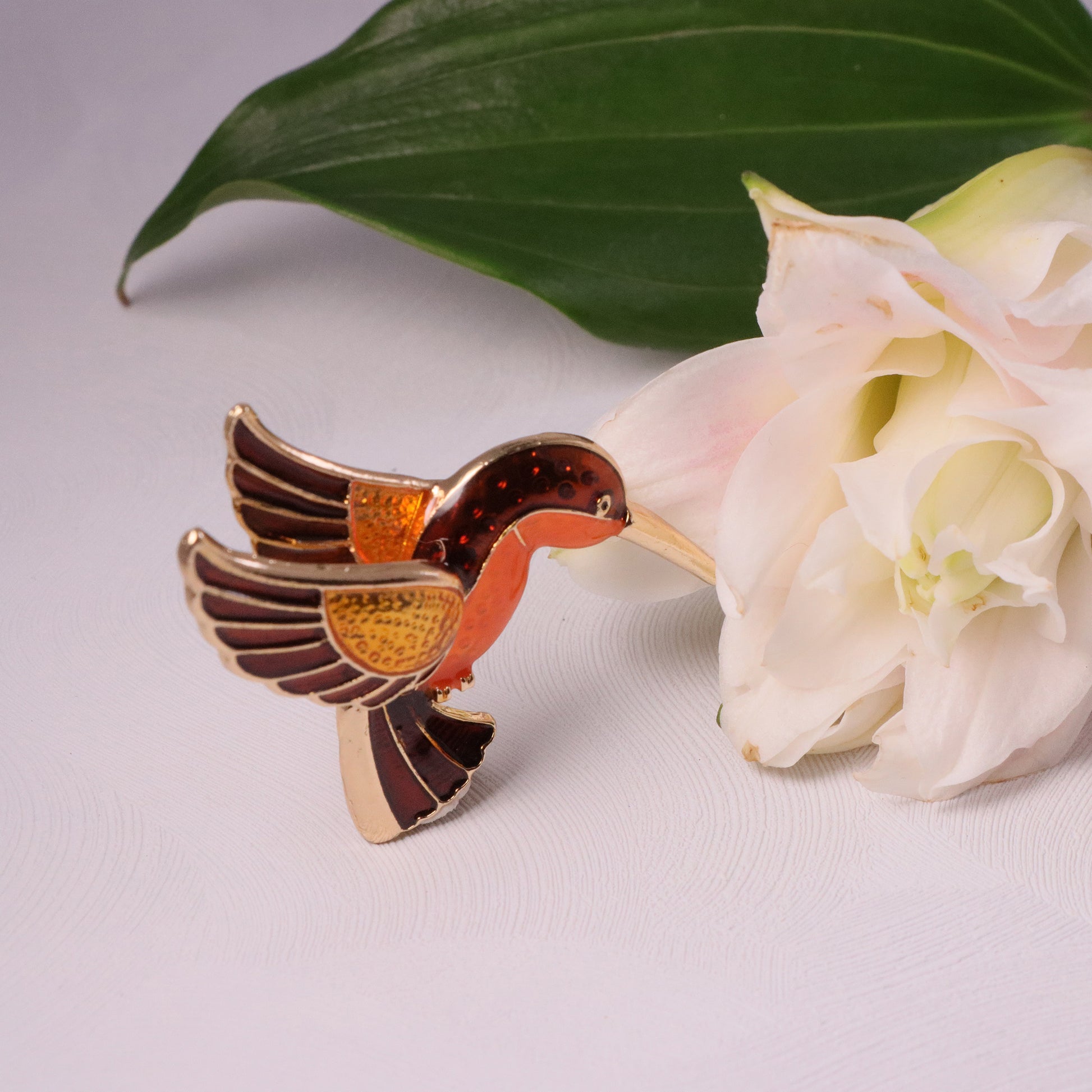 Whimsical Bird Pin