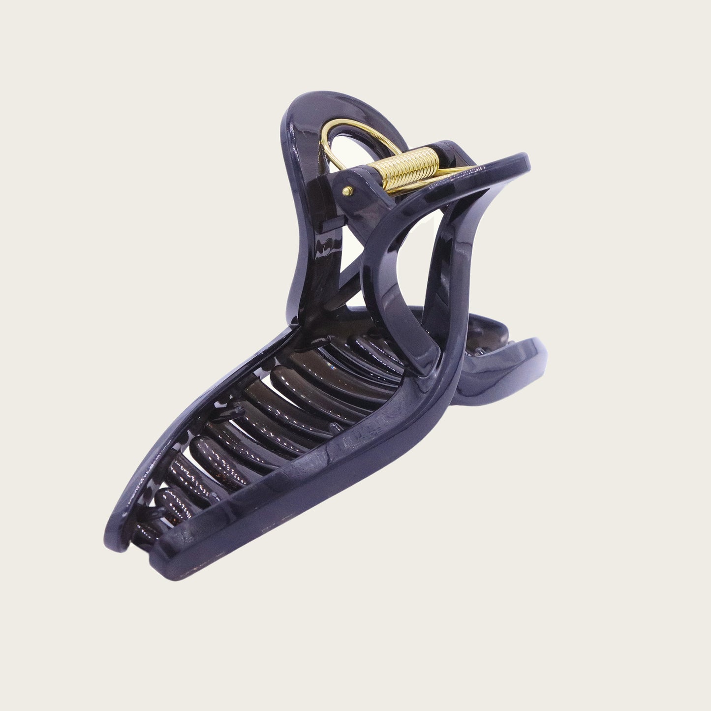 Grey Loop Hair Claw Clip